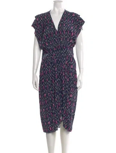 Pre-owned Isabel Marant Printed Midi Length Dress In Multi