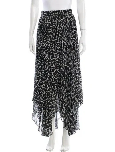 Pre-owned Isabel Marant Printed Midi Length Skirt In Black