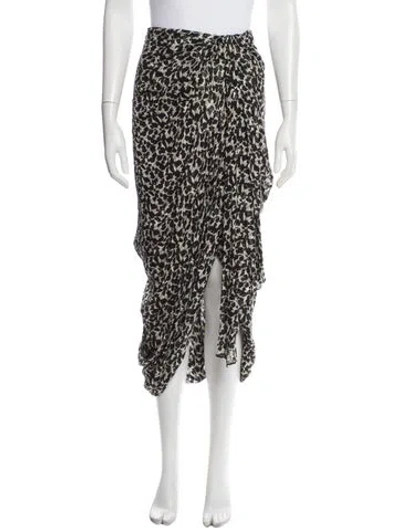 Pre-owned Isabel Marant Printed Midi Length Skirt In Multi