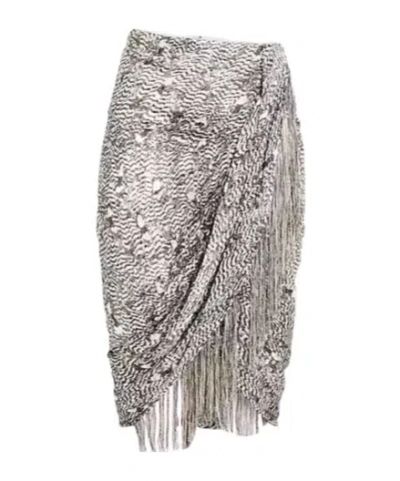 Isabel Marant Printed Midi Skirt In Multi
