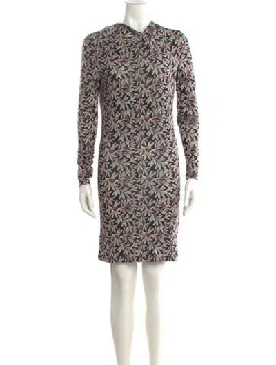 Pre-owned Isabel Marant Printed Mini Dress In Black
