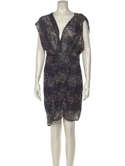 Pre-owned Isabel Marant Printed Mini Dress In Multi