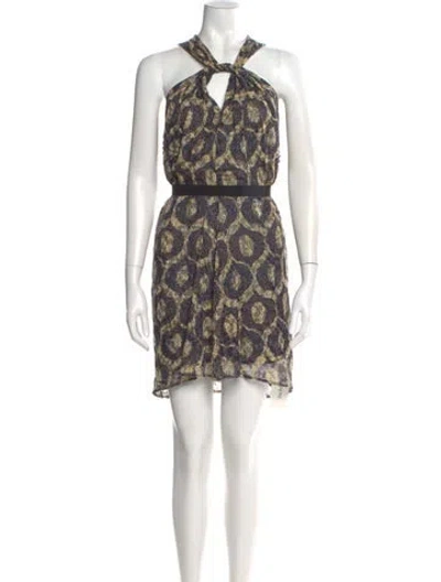 Pre-owned Isabel Marant Printed Mini Dress In Multi