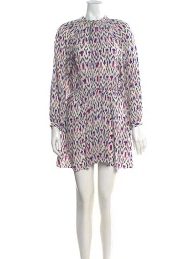 Pre-owned Isabel Marant Printed Mini Dress In Neutral