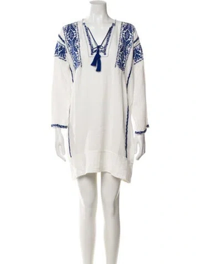 Pre-owned Isabel Marant Printed Mini Dress In Neutral