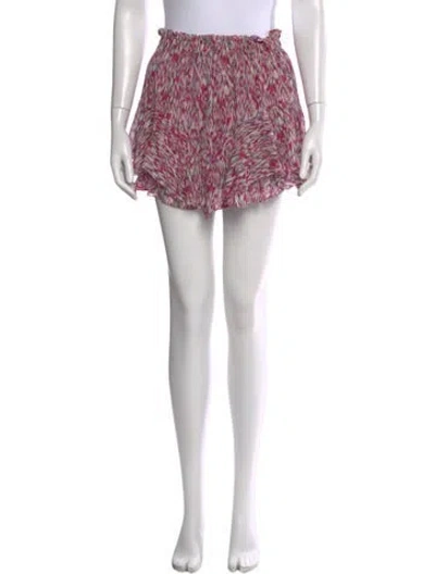 Pre-owned Isabel Marant Printed Mini Skirt In Pink