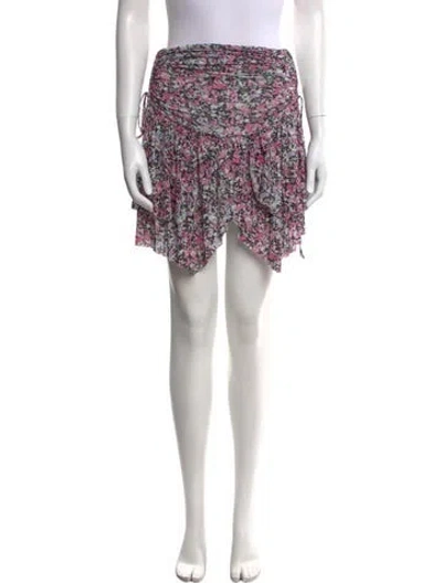 Pre-owned Isabel Marant Printed Mini Skirt W/ Tags In Multi