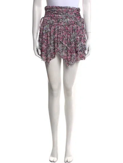 Pre-owned Isabel Marant Printed Mini Skirt W/ Tags In Multi