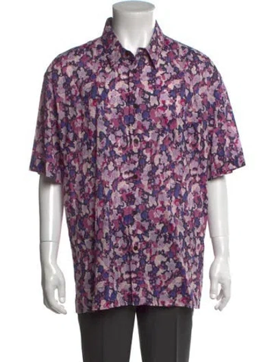 Pre-owned Isabel Marant Printed Short Sleeve Shirt In Pink