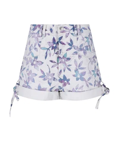 Isabel Marant Printed Shorts In White