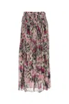 Isabel Marant Gonna Rolande In Seta Stampata    Donna In Multi