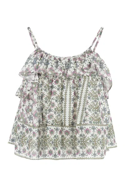 Isabel Marant Printed Silk Top