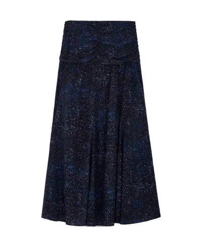 Isabel Marant Printed Skirt In Blue