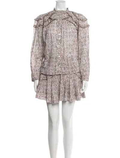 Pre-owned Isabel Marant Printed Skirt Set In Neutral