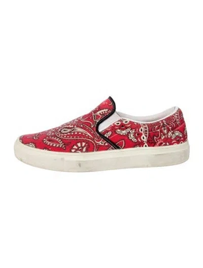 Pre-owned Isabel Marant Printed Sneakers In Red