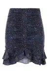 Isabel Marant Printed Stretch Crepe Milendi Mini Skirt