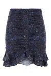 Isabel Marant Printed Stretch Crepe Milendi Mini Skirt