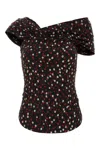 Isabel Marant Printed Stretch Silk Esen Top In Multi