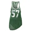 Isabel Marant Printed Tank Top In Green Cotton In Green