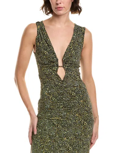 Isabel Marant Printed Top In Green