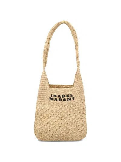Isabel Marant Printed Tote Bag In Nude