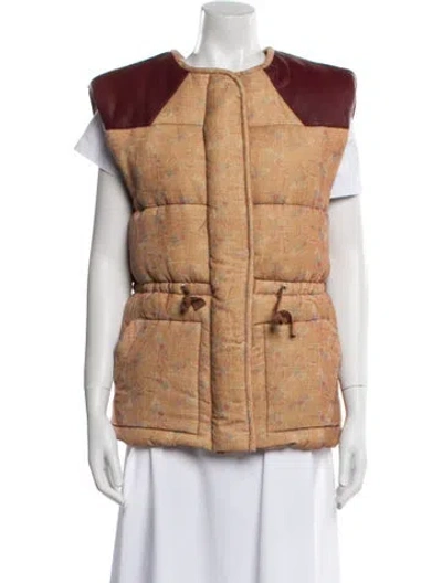 Pre-owned Isabel Marant Printed Vest In Brown