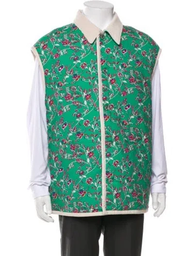 Pre-owned Isabel Marant Printed Vest In Green