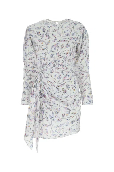 Isabel Marant Printed Viscose Dolce Dress In Multicolor
