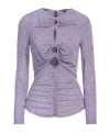 Isabel Marant Printed V-neck T-shirt In Pink