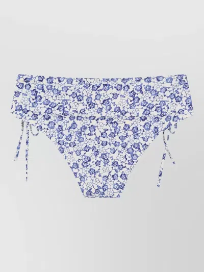 Isabel Marant Prudi Bikini Bottom High Waist Side Ties In Blue