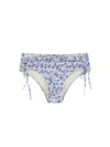 Isabel Marant Floral Printed Tie Fastened Bikini Briefs In Blue