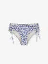Isabel Marant Floral Printed Tie Fastened Bikini Briefs In Blue