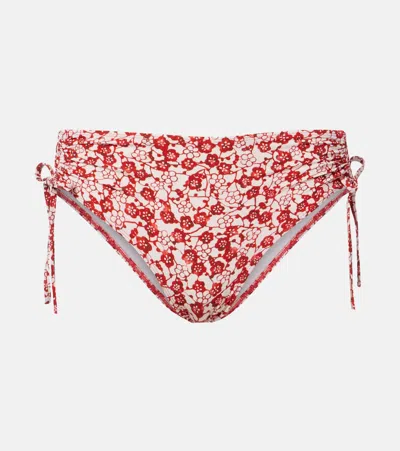 Isabel Marant Prudige Floral Bikini Bottoms In Multi