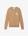 Isabel Marant Antea Logo-detail Pullover In Brown