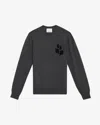 Isabel Marant Antea Logo-detail Pullover In Gray