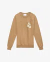 Isabel Marant Camel Cotton Oversize Atley Sweater In Camel