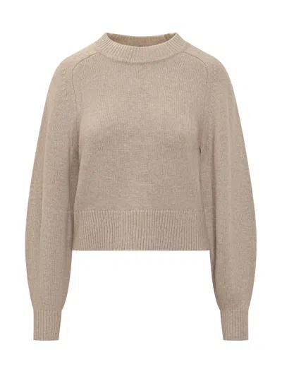 Isabel Marant Pullover In Wool And Cashmere In Gold