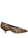Isabel Marant Ebisa Leopard Printed Pumps In Multicolor