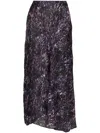 Isabel Marant Lisanne Print Skirt In Purple