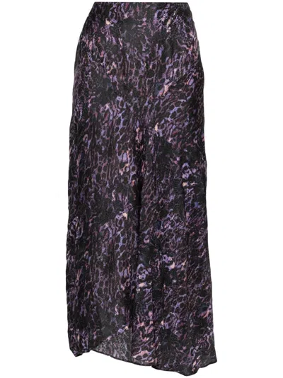 ISABEL MARANT ROCK MIT ANIMAL-PRINT
