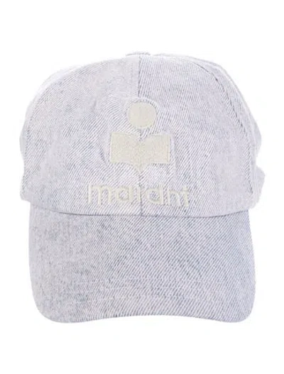 Pre-owned Isabel Marant Purple Branded Baseball Cap