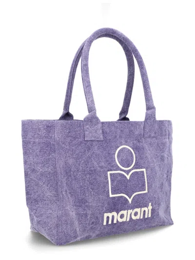 Isabel Marant Purple Cotton Handbag