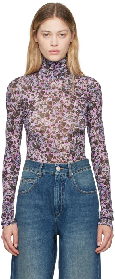 Isabel Marant Purple Joyela Turtleneck In 86pe Purple