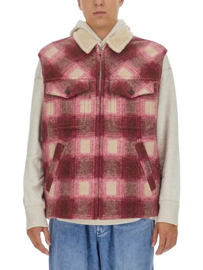 ISABEL MARANT PURPLE PLAID REGULAR JACKET