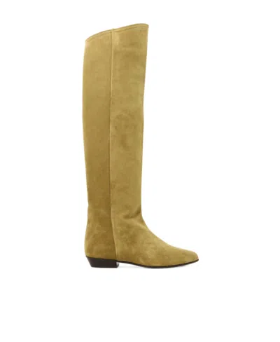 Isabel Marant Put On Boots In Green