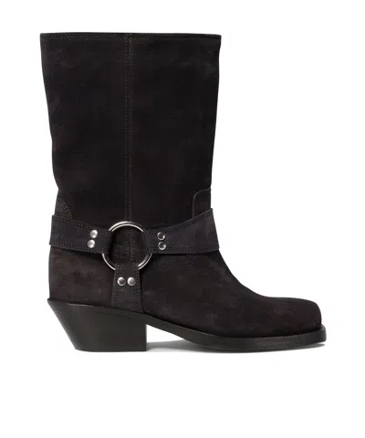 Isabel Marant Woman Ankle Boots Black Size 6.5 Leather