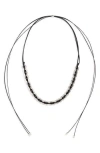 Isabel Marant Puzzle Dream Scarf Necklace In Multi