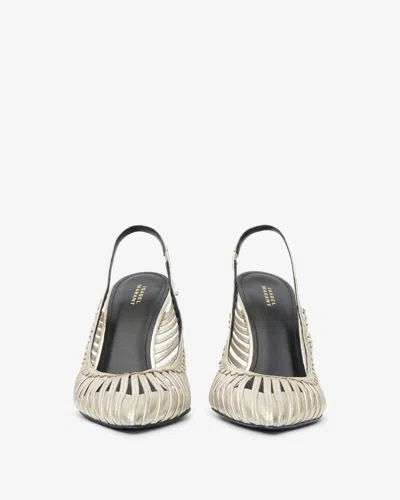 Isabel Marant Pysma Pumps In Light Gold