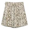 Isabel Marant Python Print Felize Shorts In Animal Print