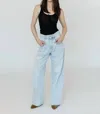 Isabel Marant Rachelle Loose Fit Denim Jeans In Light Blue